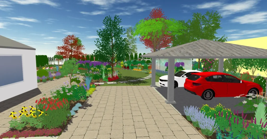 Szolnokkorny. Szárazság tűrő növények volt a fő szempont.